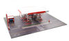 1/64 Gas Station Car Model Diorama Version 2 (car models not included)