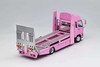 1/64 GCD Mitsubishi Fuso Fighter Double Level Transporter (Pink) Diecast Car Model