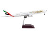 Boeing 777-300ER Commercial Aircraft "Emirates Airlines" White with Striped Tail "Gemini 200" Series 1/200 Diecast Model Airplane by GeminiJets