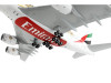 Airbus A380-800 Commercial Aircraft "Emirates Airlines - 50th Anniversary of UAE" White with Striped Tail "Gemini 200" Series 1/200 Diecast Model Airplane by GeminiJets