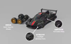 1/64 CM Model Pagani Zonda R Evolution Tracking Version (Full Carbon Black) Diecast Car Model
