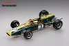 1/18 Tecnomodel Lotus 48 1967 F2 Spain GP Winner 1967 Car #3 Jim Clark Resin Car Model