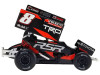 Winged Sprint Car #8 Aaron Reutzel "RSR" Baughman-Reutzel Motorsports "World of Outlaws" (2023) 1/50 Diecast Model Car by ACME