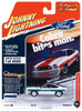1978 Ford Mustang Cobra II White with Blue Stripes "Classic Gold Collection" 2023 Release 1 Limited Edition to 4500 pieces Worldwide 1/64 Diecast Model Car by Johnny Lightning