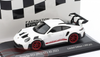 1/43 Minichamps 2023 Porsche 911 (992) GT3 RS (White with Red Wheels) Car Model