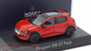 1/43 Norev 2022 Peugeot 208 GT Pack (Elixir Red) Car Model