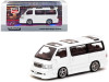 1/64 Tarmac Works Toyota Hiace Wagon Custom (White) Special Edition Diecast Car Model