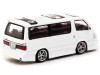 1/64 Tarmac Works Toyota Hiace Wagon Custom (White) Special Edition Diecast Car Model