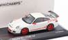 1/43 Minichamps 2009 Porsche 911 (997.II) GT3 RS 3.8 (White) Car Model