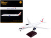 Airbus A350-1000 Commercial Aircraft with Flaps Down "British Airways" White with Striped Tail "Gemini 200" Series 1/200 Diecast Model Airplane by GeminiJets