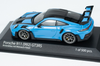 1/43 Minichamps 2023 Porsche 911 (992) GT3 RS (Blue with Dark Silver Wheels) Car Model