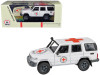 1/64 Paragon Toyota Land Cruiser 76 Red Cross Diecast Car Model