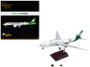 Boeing 777F Commercial Aircraft "Eva Air Cargo" White with Green Tail "Gemini 200 - Interactive" Series 1/200 Diecast Model Airplane by GeminiJets