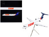 Fokker F100 Commercial Aircraft "TAM Linhas Aereas - Airlines" White with Blue Tail "Gemini 200" Series 1/200 Diecast Model Airplane by GeminiJets