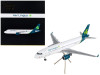 Airbus A320 Commercial Aircraft "Aer Lingus" White with Teal Tail "Gemini 200" Series 1/200 Diecast Model Airplane by GeminiJets