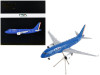 Airbus A319 Commercial Aircraft "ITA Airways" Blue with Tail Stripes "Gemini 200" Series 1/200 Diecast Model Airplane by GeminiJets