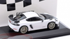 1/43 Minichamps 2021 Porsche 718 (982) Cayman GT4 RS (White with Neodymium Rims) Car Model