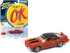 1972 Oldsmobile 442 W-30 Flame Orange Metallic with Matt Black Top and Stripes Limited Edition to 2620 pieces Worldwide "OK Used Cars" 2023 Series 1/64 Diecast Model Car by Johnny Lightning