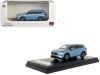 Toyota Highlander Moondust Blue Metallic with Sunroof 1/64 Diecast Model Car by LCD Models