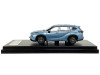 Toyota Highlander Moondust Blue Metallic with Sunroof 1/64 Diecast Model Car by LCD Models