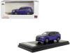 Toyota Highlander Blue Metallic with Sunroof 1/64 Diecast Model Car by LCD Models