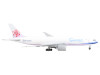 Boeing 777F Commercial Aircraft "China Airlines Cargo" White with Purple Stripes and Tail 1/400 Diecast Model Airplane by GeminiJets