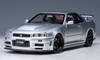 1/18 AUTOart Nissan Skyline GT-R GTR R34 Nismo Z-Tune (Z-Tune Silver) Car Model