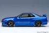 1/18 AUTOart Nissan Skyline GT-R GTR Nismo Z-Tune (Bayside Blue) Car Model