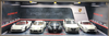 1/18 Porsche Theme 5 Car Garage Parking Scene w/ Lights (car model not included) Red