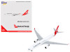 Airbus A330-300 Commercial Aircraft "Qantas Airways - Spirit of Australia" White with Red Tail 1/400 Diecast Model Airplane by GeminiJets