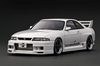 1/18 Ignition Model Nissan GReddy GT-R (BCNR33) Pearl White (Limited 80 Pieces)
