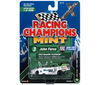 1/64 Racing Champions John Force 2022 BlueDEF Platinum Chevrolet Camaro SS NHRA Funny Car (White & Green) Diecast Car Model