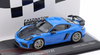 1/43 Minichamps 2021 Porsche 718 (982) Cayman GT4 RS (Shark Blue with Neodymium Wheels) Car Model