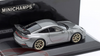 1/43 Minichamps 2021 Porsche 911 (992) GT3 (Agate Grey Metallic with Golden Wheels) Car Model