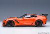 1/18 AUTOart 2019 Chevrolet Corvette ZR1 C7 (Sebring Orange Tintcoat) Car Model