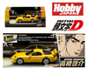 1/64 Hobby Japan Mazda RX-7 (FD3S) Red Sun Initial D vs Takumi Fujiwara Car Model with Keisuke Takahashi Figure Inside the Car