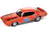 1969 Pontiac GTO Orange with Graphics "The Judge - Arnie 'The Farmer' Beswick" "Racing Champions Mint 2023" Release 1 Limited Edition to 2500 pieces Worldwide 1/64 Diecast Model Car by Racing Champions