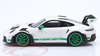 1/18 Dealer Edition 2022 Porsche 911 (992) GT3 RS (Tribute Carrera RS White with Green Wheels) Car Model