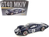 1/12 Masterpiece Collection 1967 Ford GT40 MKIV Le Mans #4 Driver Lloyd Ruby & Denny Hulme Diecast Car Model