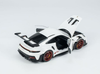1/18 Minichamps PORSCHE 911 (992) GT3 RS - 2022 -WHITE W RED DECOR & WHEELS CLDC Exclusive Diecast Car Model (Limited 500 Pieces)