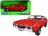 1968 Oldsmobile 442 Red 1/24 Diecast Model Car by Welly