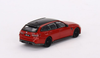 1/64 Mini GT BMW M3 Competition Touring (G81) Toronto Red Metallic Diecast Car Model