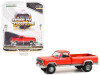 1989 Dodge Ram D-350 Dually Pickup Truck Colorado Red and Sterling Silver "Dually Drivers" Series 13 1/64 Diecast Model Car by Greenlight