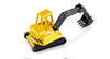 Excavator Yellow and Black Diecast Model by Siku