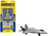 Lockheed Martin F-35 Lightning II Aircraft Gray "Joint Strike Fighter" with Runway Section Diecast Model Airplane by Runway24