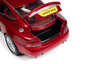 2005 Aston Martin V12 Vanquish RHD (Right Hand Drive) Toro Red Mica Metallic with Red Interior 1/18 Diecast Model Car by Auto World
