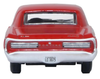 1966 Pontiac GTO Montero Red 1/87 (HO) Scale Diecast Model Car by Oxford Diecast