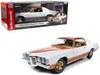 1/18 Auto World 1969 Pontiac Royal Bobcat Grand Prix Model J Cameo White with Firefrost Gold Hood and Top with Gold Interior Diecast Car Model