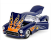 1/24 Jada 1957 Chevrolet Corvette (Dark Blue with Flames) Diecast Car Model