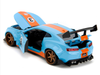 1/24 Jada 2016 Chevrolet Camaro Widebody Light Blue & Orange Gulf Diecast Car Model